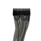 Individually Sleeved 20+4Pin ATX Cable -Grey