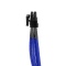 Individually Sleeved 4+4Pin CPU Cable - Blue