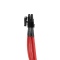 Individually Sleeved 6+2pin PCI-E Cable - Red