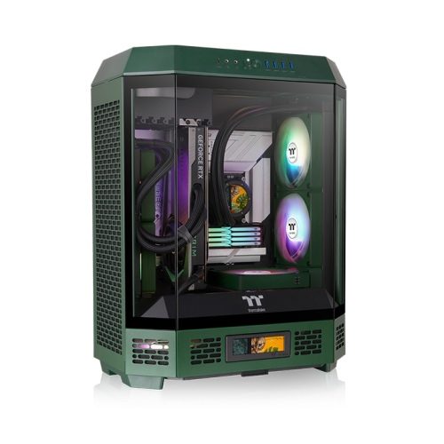  The Tower 600 Racing Green Mid Tower Chassis