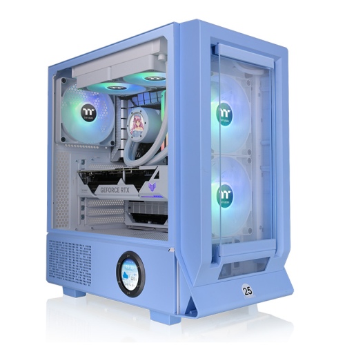 Ceres 350 MX Hydrangea Blue Mid Tower Chassis