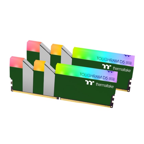 Pamięć TOUGHRAM RGB D5 DDR5 5600MT/s 32 GB (16 GB x2) — wyścigowa zieleń