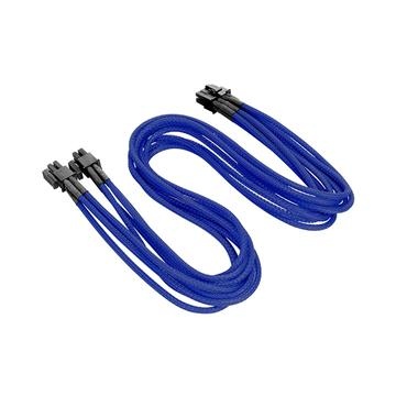 Individually Sleeved 4+4Pin CPU Cable - Blue